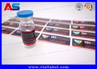 Progettazione medica impermeabile di plastica dell'etichetta dei laboratori di Pharma delle etichette della fiala dello Peptidee di Enanthate 250 del Bodybuilding