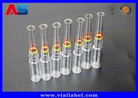 CMYK che stampa fiale di vetro da 1 ml per oli per iniezione / farmaceutico
