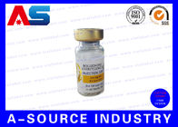 Stampa su misura della stagnola di 10ml Vial Labels Gold per l'imballaggio sterile delle bottiglie dell'iniezione