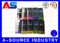 Contenitori olografici su misura di fiala 10ml/piccole scatole di stoccaggio d'imballaggio mediche per gli oli