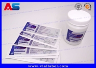 Etichette per flaconi di pillole stampabili con lamina olografica laser per pacchetto farmacia