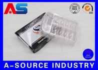 2ml Vial Storage Pharmaceutical Packaging Box, vassoi di plastica ed opuscoli della carta 10 fiale