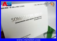 Il culturismo Hcg di somatropina riduce in pani il contenitore su ordinazione di scatola della pillola/cartone della medicina