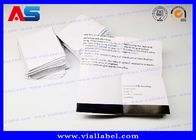 Carta dell'aletta di filatoio piegata stampa su ordinazione medica dell'opuscolo con testo professionale