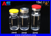 Le piccole bottiglie di vetro dell'iniezione sterile chiara svuotano le bottiglie di vetro Laboratotyt Tesing che imballa per la soluzione dell'olio