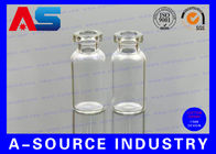 Bottiglie di vetro ambrate blu miniatura tubolari delle bottiglie di vetro con i coperchi di gomma sicuri