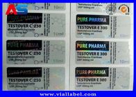 Medicinali Farmaceutici Adesivi per flaconcini personalizzati Etichette per flaconcini in vetro in PET / PVC CMYK