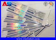 Peptide olografico farmaceutico di 10ml Vial Labels Custom For Injection