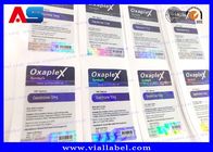 Stampa su ordinazione di colore pieno su ordinazione delle etichette adesive della fiala del pacchetto 10ml del farmaco