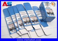 Scatole di carta pieghevole impermeabile per iniezioni Vial di vetro 10 ml Scatole di imballaggio farmaceutico con logo personalizzato