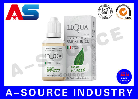 Il liquido elettronico del succo e della sigaretta inscatola l'ologramma su ordinazione che stampa 30/50ml