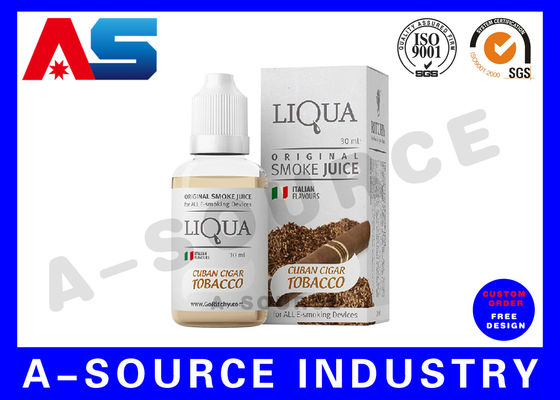 Il liquido elettronico del succo e della sigaretta inscatola l'ologramma su ordinazione che stampa 30/50ml