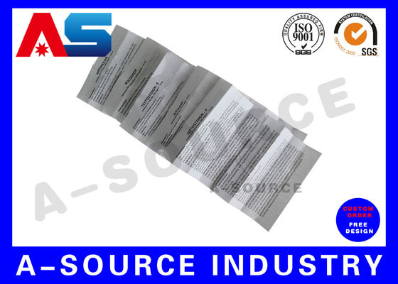 Adesivi in vinile Stampa farmaceutica Stampa etichette del peptide propionato per flaconcini da 2 ml