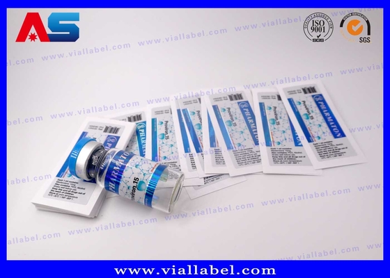 Etichette per flaconcini con peptide di stampa olografica da 10 ml