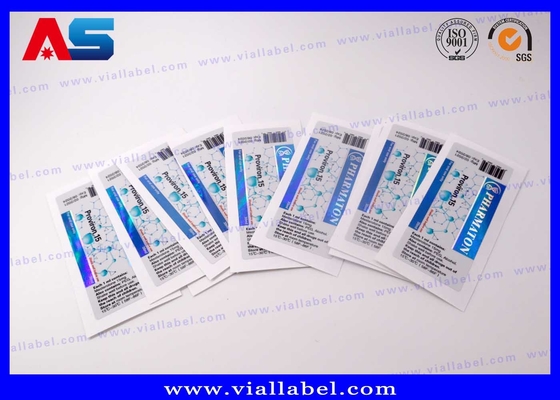 Etichette per flaconcini con peptide di stampa olografica da 10 ml