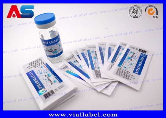 Etichette per flaconcini con peptide di stampa olografica da 10 ml