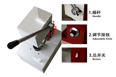 50hz Crimper manuale del flacone 20mm Crimper del tappo del flacone prestazioni stabili AC220V macchina di crimping del flacone