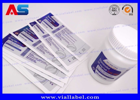 PP PET Plastica Adesivo Bottine di Pillole Adesivo Stampa personalizzata Etichette personalizzate per bottiglie