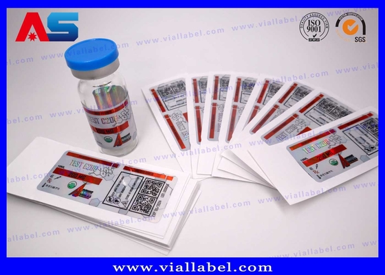 Etichette per flaconcini di peptidi CMYK per medicinali Sticker per bottiglie di vetro Fabbrica di stampa impermeabile Adesivo forte