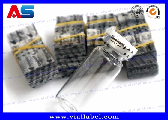 Etichetta della manica termoretraibile in PETG / PVC per la sigillatura di tappi di bottiglia in vetro o plastica da 10 ml