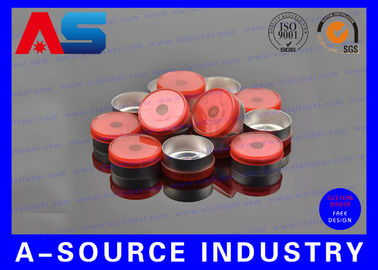 Rosso alluminio 20mm Flip Off Cap Chimica Farmaceutico Aluminico Bottiglie Cap accettato su misura