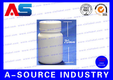 60 ml PE Capsula Bottiglie di Pillole di Plastica 70mm * 27mm Con Protezione Sigillo Sensibile Bottiglie di Medicina di Plastica