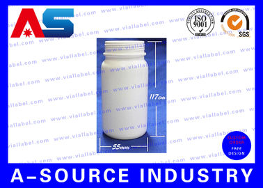 Contenitore di pillole mediche in HDPE da 200 ml Bottiglie di pillole vuote / Bottiglie di pillole di vitamine Bottiglie di medicinali di plastica