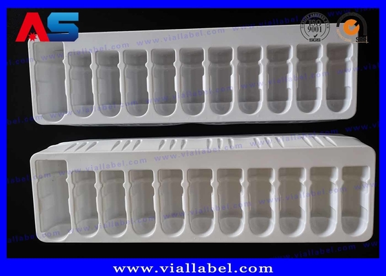 Vassoio in plastica PET bianco economico Blister di flaconcino da 2 ml e flacone da 10 ml