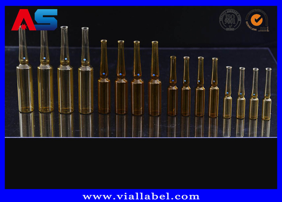 1ml 2ml 3ml 4ml 5ml 10ml 20ml Amber Injection Bottle For Liquids