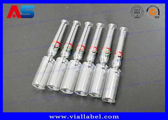 Fiale di vetro farmaceutiche 1ml 2ml 3ml 4ml 5ml 10ml droghe sicure di stoccaggio delle piccole