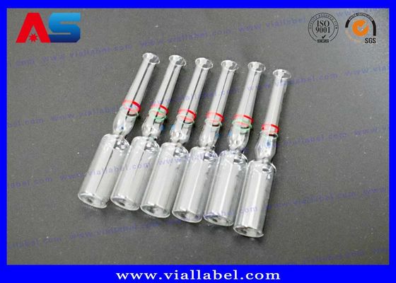 Fiale di vetro farmaceutiche 1ml 2ml 3ml 4ml 5ml 10ml droghe sicure di stoccaggio delle piccole