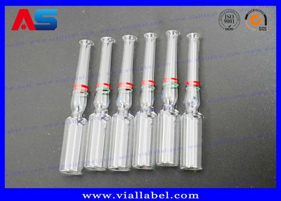 Fiale di vetro farmaceutiche 1ml 2ml 3ml 4ml 5ml 10ml droghe sicure di stoccaggio delle piccole