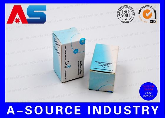Aceter Peptide Vial Storage Box Matt Finish Anti - False Blue White Printing per l' imballaggio per bodybuilding