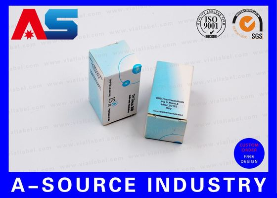 Aceter Peptide Vial Storage Box Matt Finish Anti - False Blue White Printing per l' imballaggio per bodybuilding