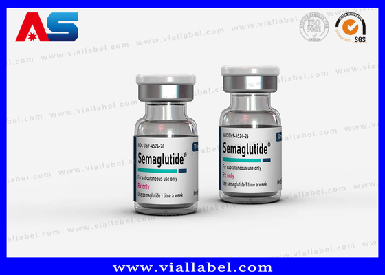Semaglutide personalizzato Etichette di bottiglie piccole personalizzate per oli da iniezione