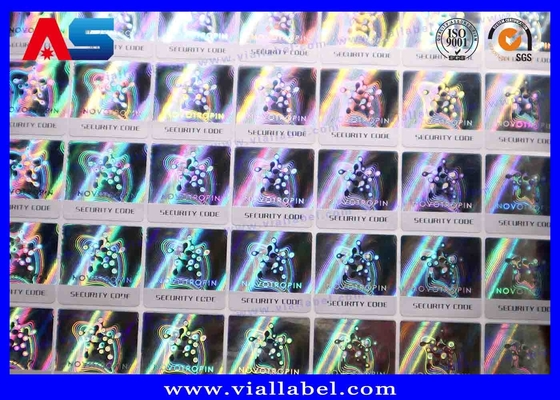 Adesivi olografici personalizzati 10-40mm Argento / Oro / Verde / Blu