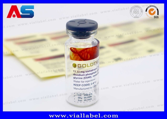 Adesivi trasparenti per flaconcini da 10 ml Stampa su misura Made in China Etichette trasparenti per flaconcini da 10 ml Impermeabili