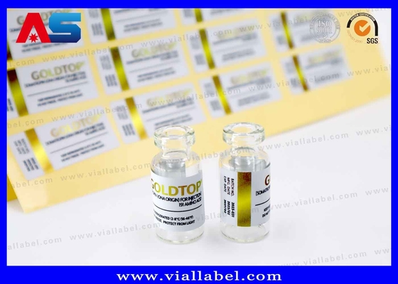 10 ml Etichetta del flaconcino OroTop Bottiglia di acqua Stampa Effetto foglio d' oro Adesivo forte Impermeabile