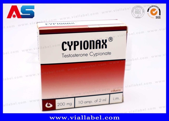 Scatole di flaconcini da 10 ml personalizzate con vassoi di plastica da 10 bottiglie Ampolette Anti-falsificazione