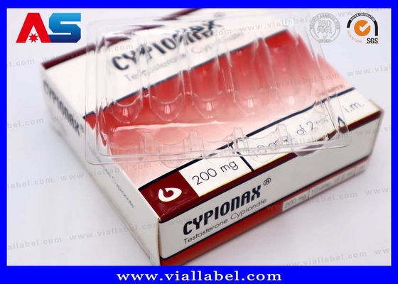 Scatole di flaconcini da 10 ml personalizzate con vassoi di plastica da 10 bottiglie Ampolette Anti-falsificazione