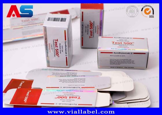 Aceter Peptide Vial Storage Box Matt Finish Anti - False Blue White Printing per l' imballaggio per bodybuilding