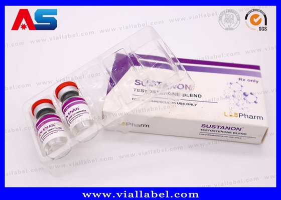 Imballaggio in vesciche di plastica personalizzabile per iniezioni farmaceutiche 10 ml Box Mock Up Service disponibile