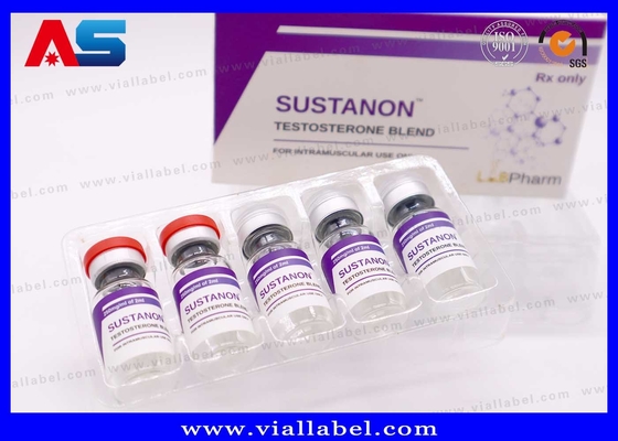 Imballaggio in vesciche di plastica personalizzabile per iniezioni farmaceutiche 10 ml Box Mock Up Service disponibile