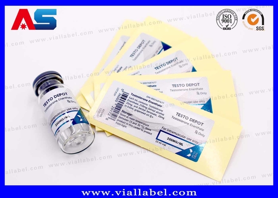 Etichette adesive forti per flaconcini di qualità superiore per uso medico e di laboratorio 2 ml / 10 ml