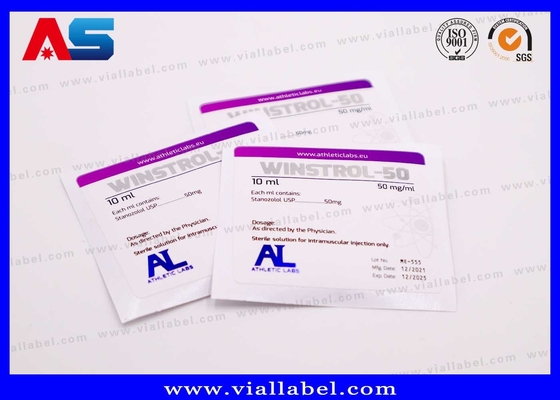 Etichette personalizzate di integratori di fitness per flaconcini di vetro da 2ml/8ml/10ml. Stampa olografica e impermeabile a prova di manomissione. Esperienza di oltre 12 anni. Spedizione DDP e conformità senza problemi.