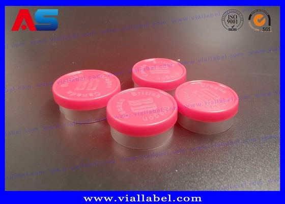 Cappucci in alluminio e plastica su misura (13 mm/20 mm) con logo e parole farmaceutiche incise