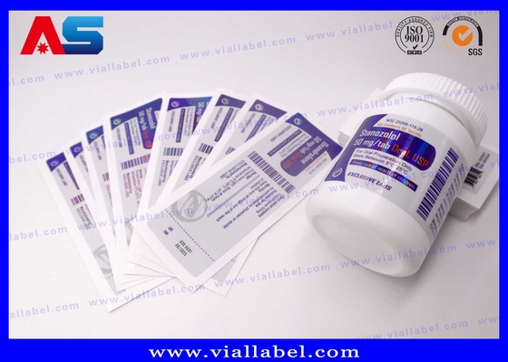 Etichette per bottiglie di capsule farmaceutiche personalizzate, etichettatura per bottiglie con servizio di progettazione gratuito