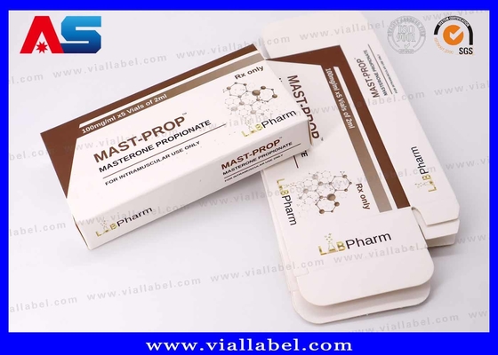 Scatola di imballaggio peptidico personalizzata per flaconcini da 2x2 ml, scatola di imballaggio peptidico premium stampa personalizzata