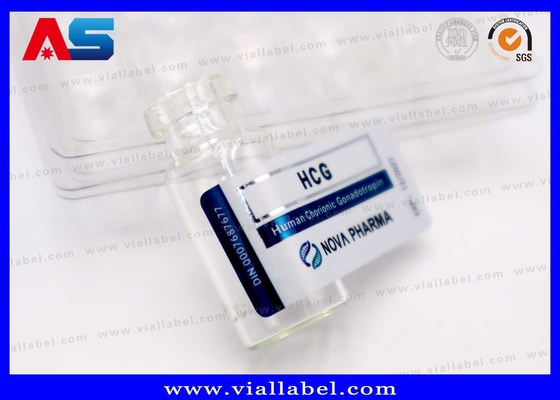 2 ml Etichetta per flaconi di iniezione di piccole dimensioni, Matt Etichetta personalizzata per flaconi di Hcg