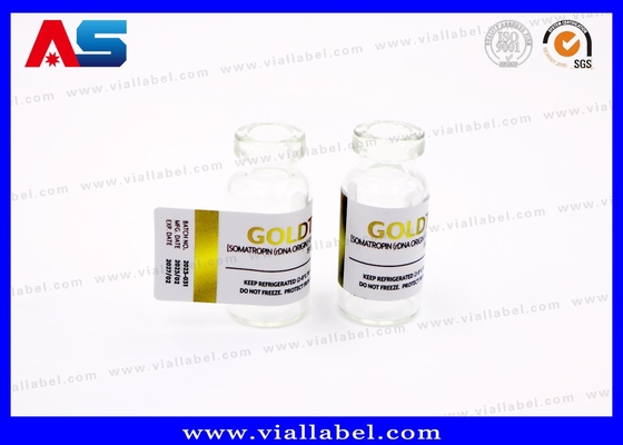 Adesivo forte 10 ml Adesivi per flaconcini Stampa in foglio d' oro per iniezioni Peptidi liofilizzati